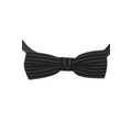 Solid Black Bow Tie